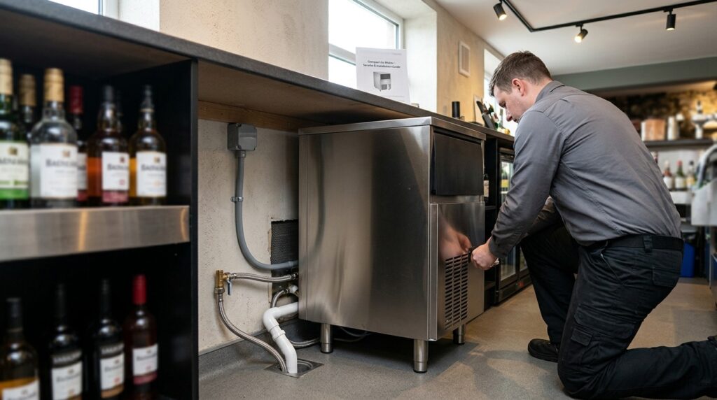 Do compact ice makers require special installation?