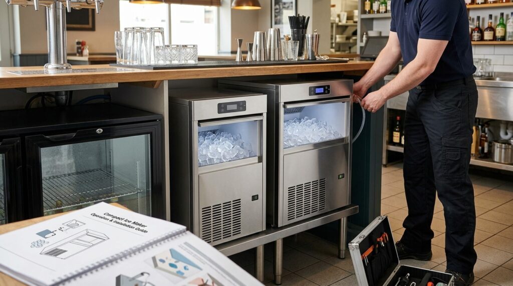 Which Unifrost compact ice maker is best for limited space?
