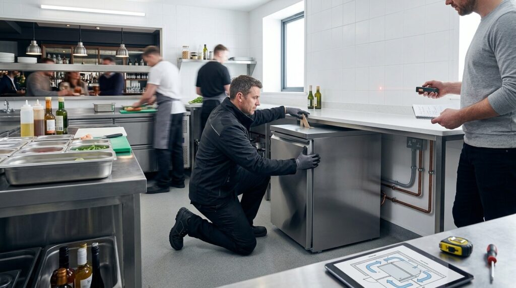 How do I choose the right size and capacity of undercounter fridge for my kitchen or bar?