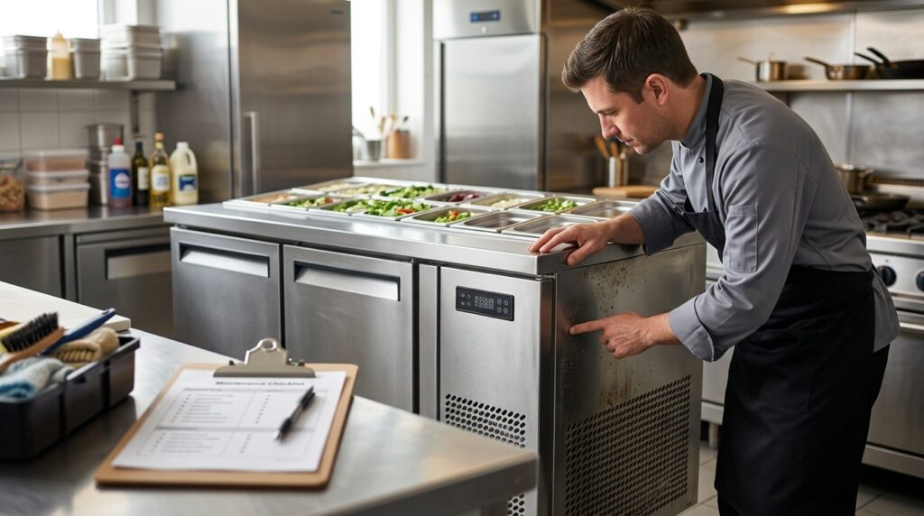 How to troubleshoot a Unifrost saladette unit not cooling properly?
