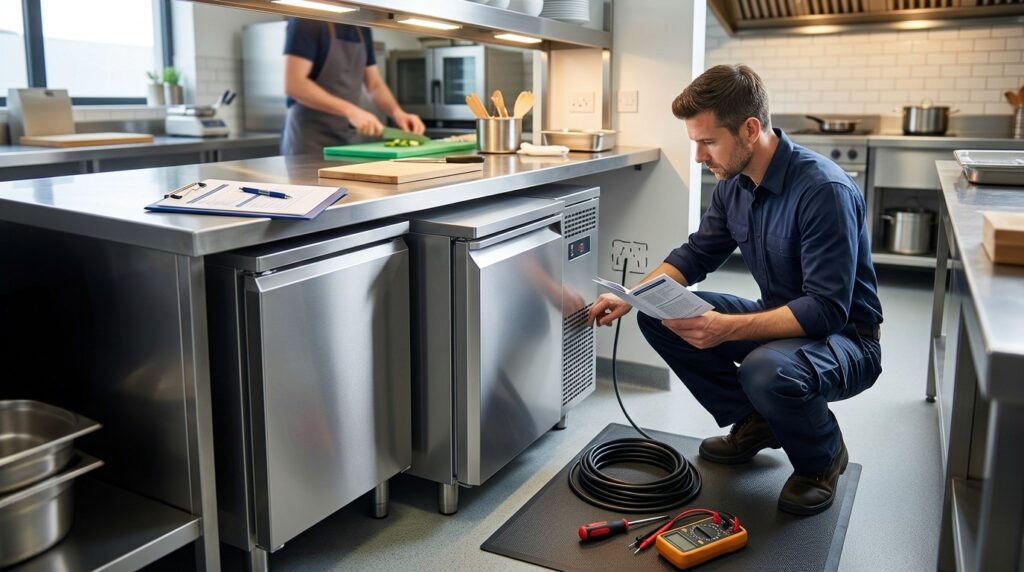 Are undercounter freezers ‘plug‑in and go’ or do they require professional installation or ventilation clearances?