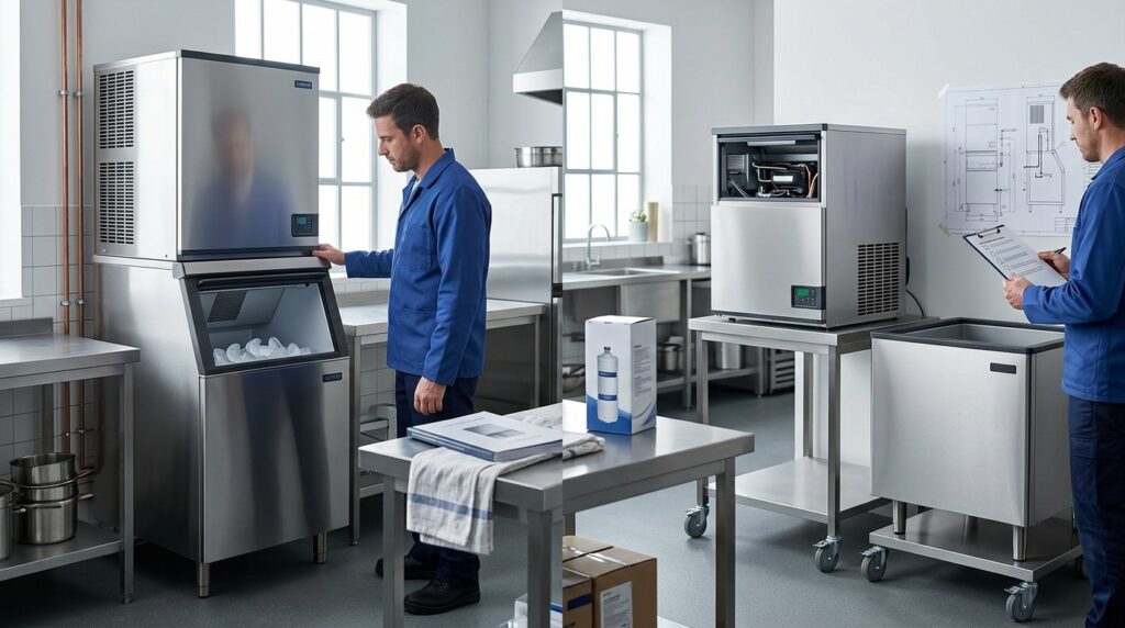 Should I buy a full ice machine set or individual components?