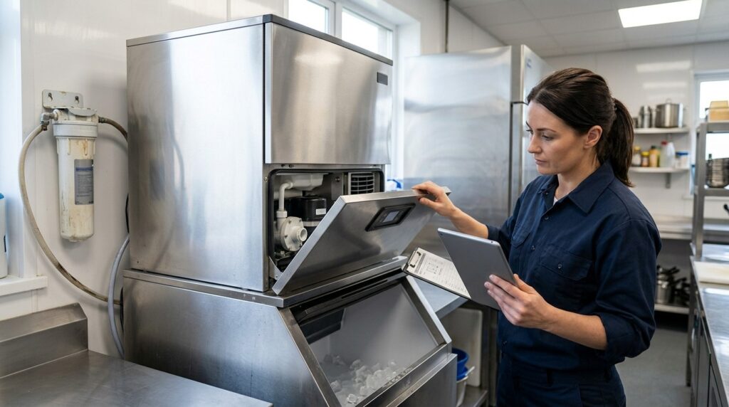 Why is my Unifrost ice machine not making ice at all?