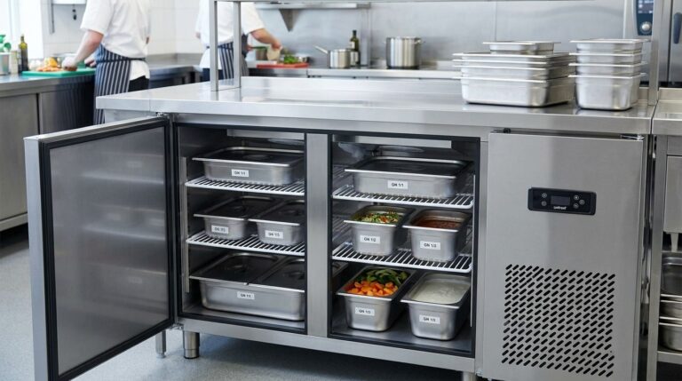 Setting Up Unifrost Undercounter Fridge & Freezer with GN Pans