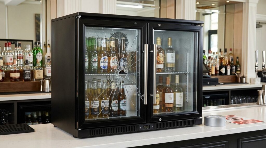 Unifrost Bottle Cooler Door Glass Handle Damage: Warranty, Replacement & Safety