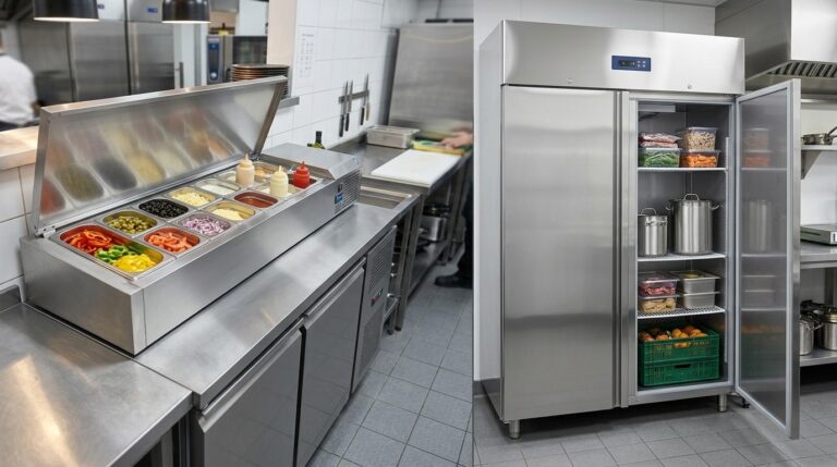 Unifrost CTG/CTS Cold Topper vs Upright Fridge: A Chilled Prep vs Bulk Storage Planning Guide for Irish Kitchens