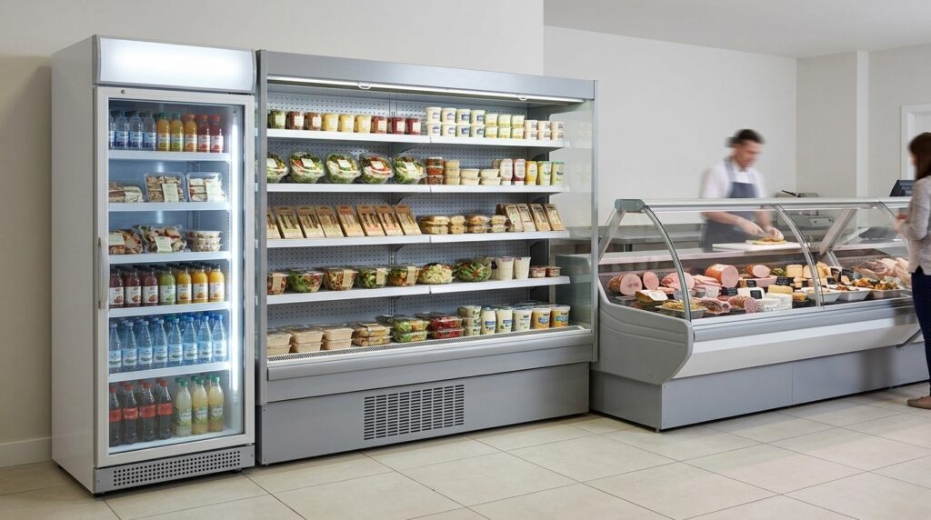 Comparing Unifrost FDR3 & GDR1000 Display Fridges with DCF Deli Counters for Irish Cafés
