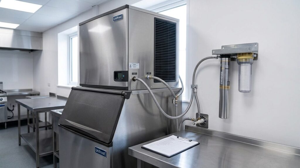 Unifrost Ice Machine, Bin, and Water Filter Setup: A Checklist for New Irish Installations