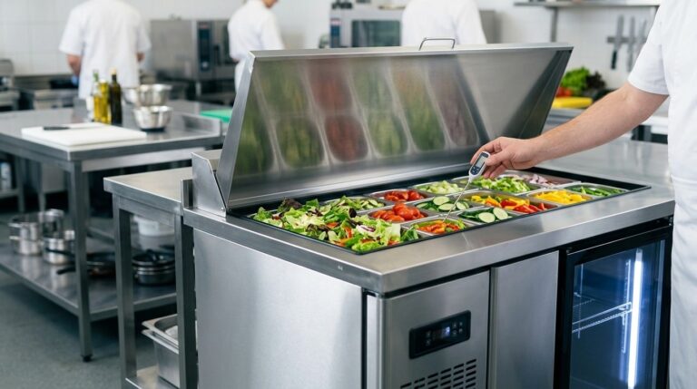 Optimal Temperature Settings for Unifrost Saladette Prep Counters