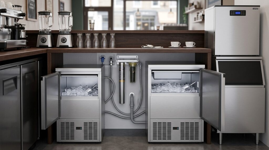 Unifrost Small Ice Machine Model Comparison for Irish Bars & Cafes