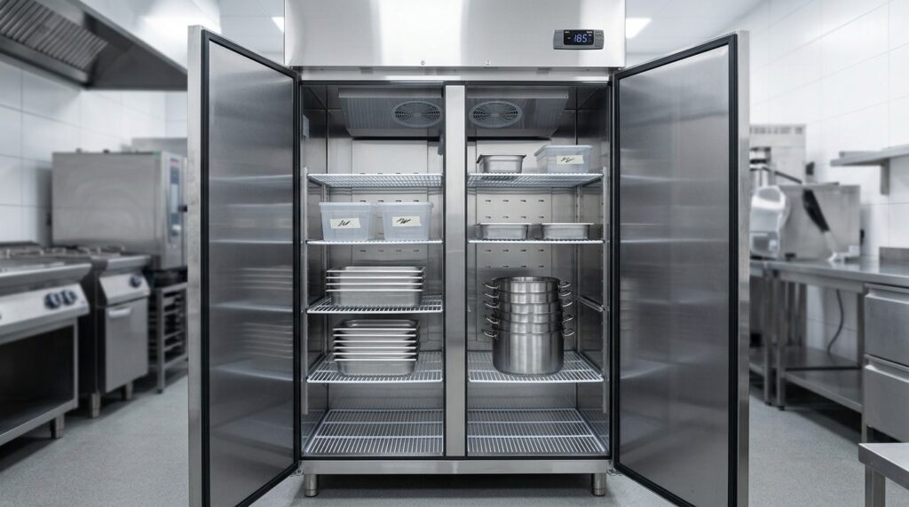 Unifrost Upright Fridge Freezer Shelving and Racking Setup Guide for Irish Kitchens