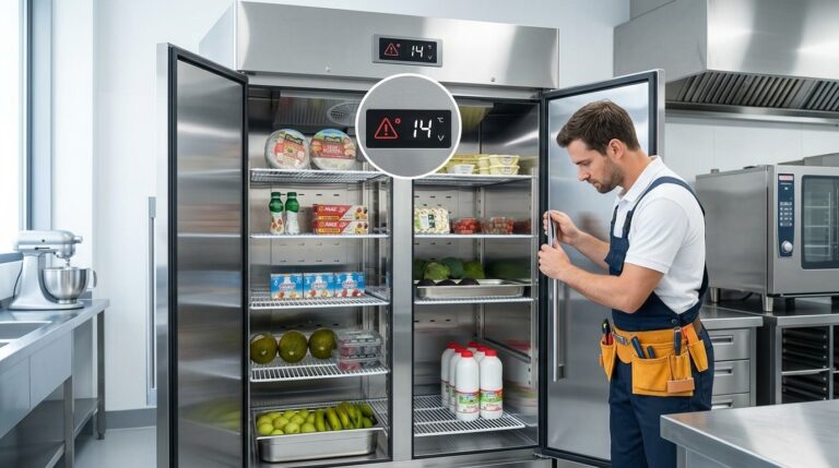 Troubleshooting Unifrost Commercial Fridge Controller Beeping & Flashing