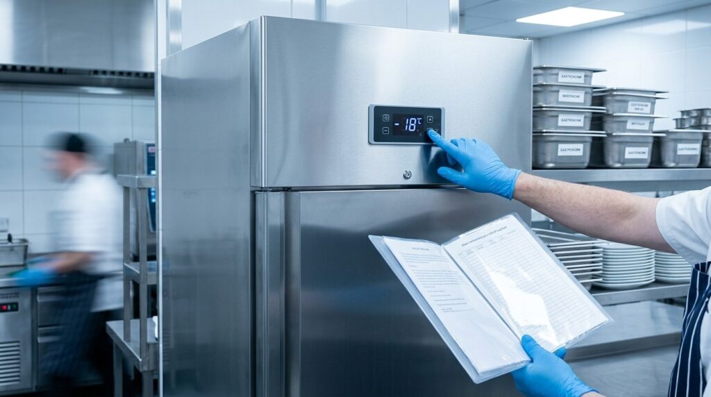 Customising Advanced Settings on the Unifrost F410SS Upright Freezer Controller