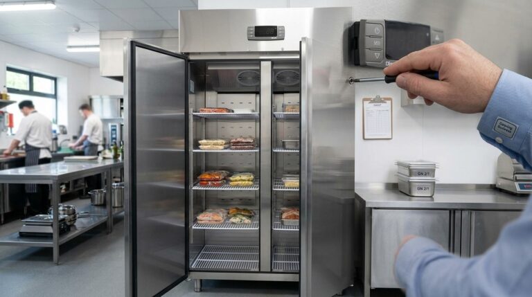 Customising Advanced Settings on Unifrost Upright Freezer Controllers for Irish Kitchens