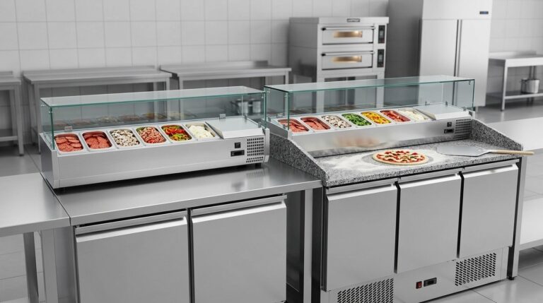 Unifrost Cold Topper vs SA136G Saladette Compact Pizza Line Buying Guide
