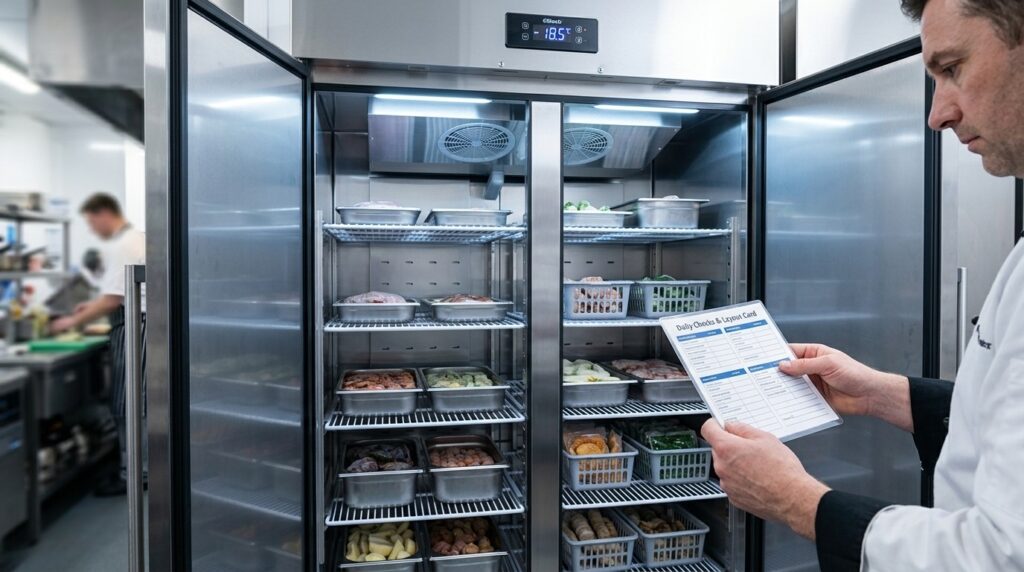 Unifrost F410SS Upright Freezer: Quick Start Guide for Hotels